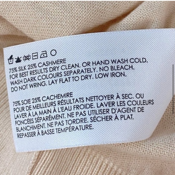 Club Monaco Silk Cashmere Blend Sleeveless V Neck Sweater - Picture 7 of 11